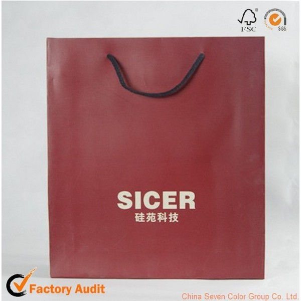 Paper Bag For Cosmetics Packaging Clothes